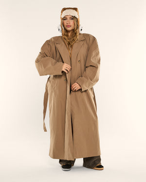 Trench creme au biscuit