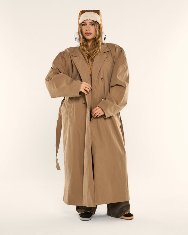 Trench creme au biscuit