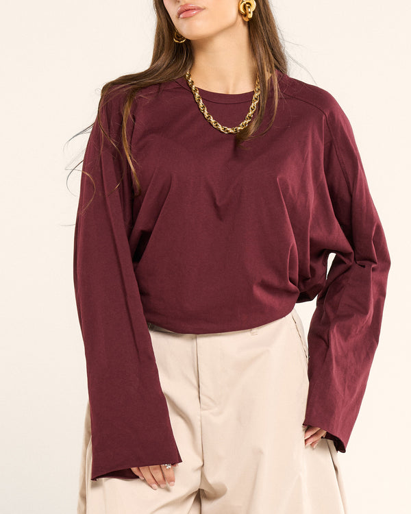 Maglia struttura in cotone justwest