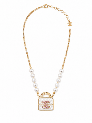 Collana Pearl Bag cc avorio