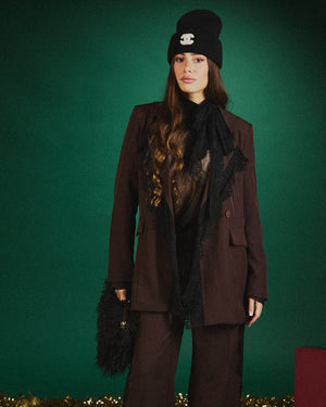 Tailleur morbido inserti in pizzo