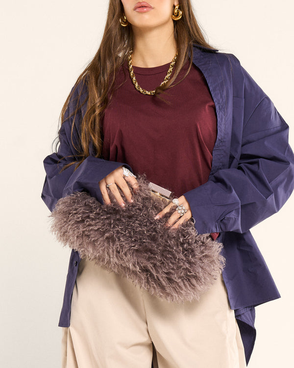 Mongolia Clutch con tracolla interna