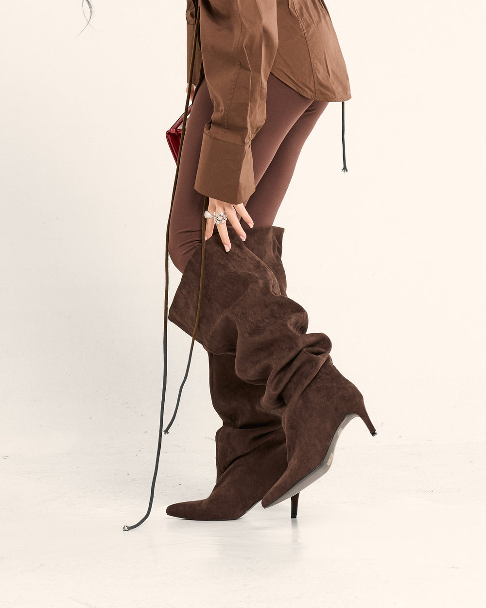 Stivali in camoscio Sofia