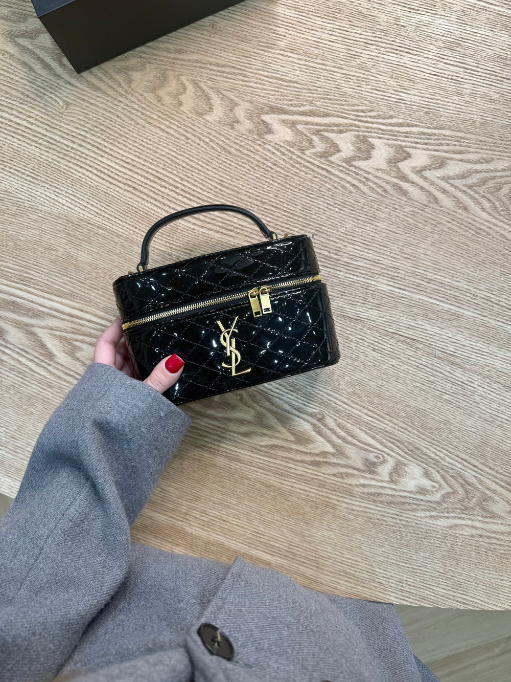 Bag ysl vernice nero