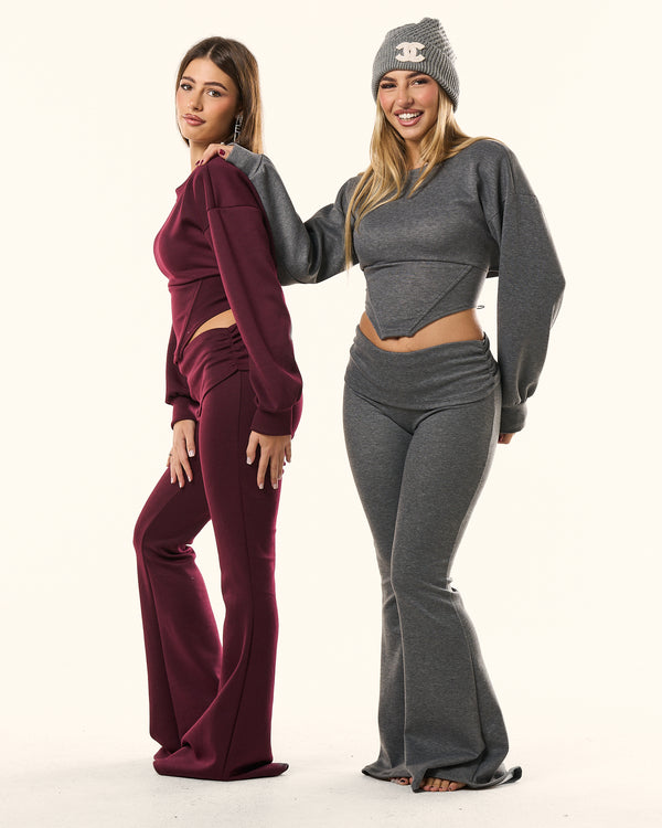 Coordinato in felpa body