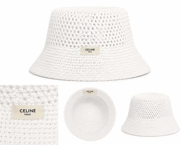Cappello pescatore crochet targhetta celi