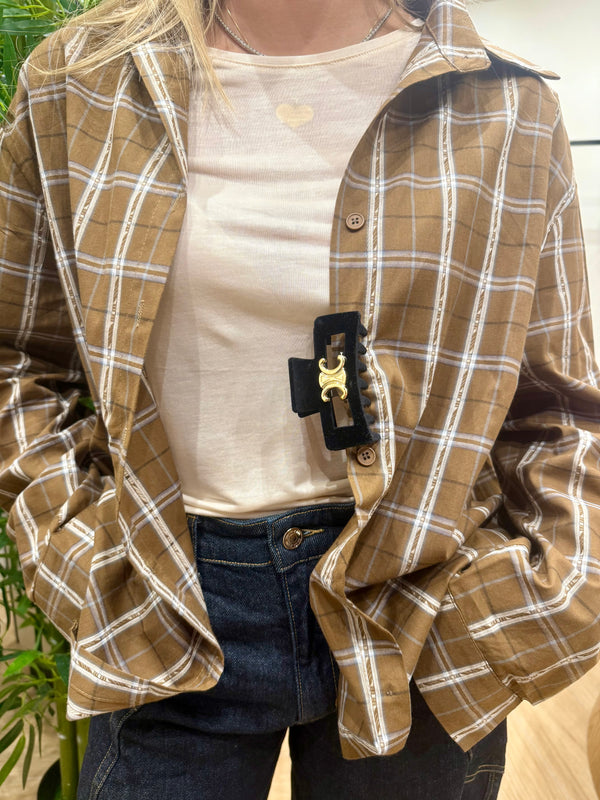 Cordset camicia e top quadri