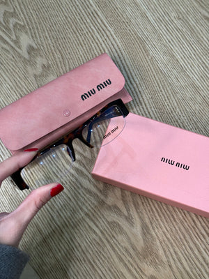 Occhiali vetri trasparenti miumiu