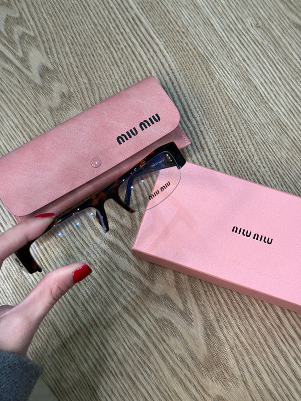 Occhiali vetri trasparenti miumiu