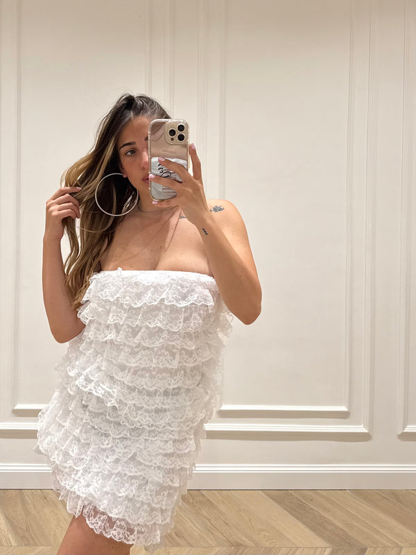 Dress senza maniche pizzo