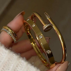 Bracciale manetta carier crystal