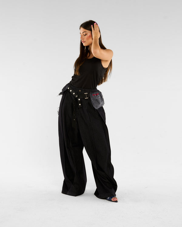 Pantalone Denim Belt