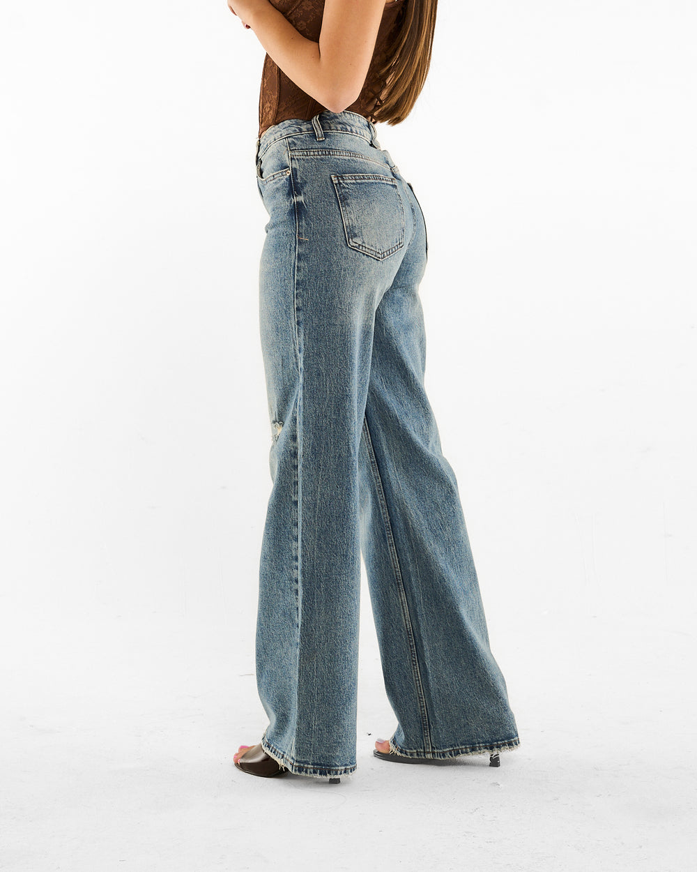 Jeans Wide Leg push up