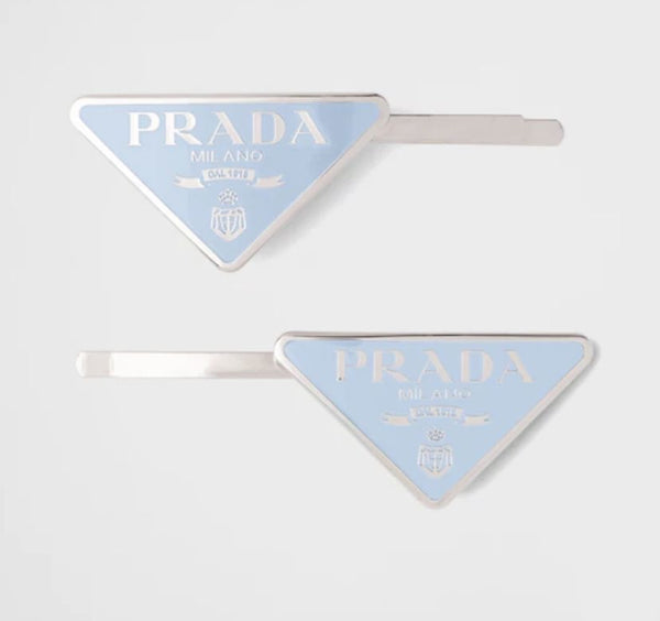 Set hairclip Triangle P azul