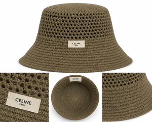 Cappello pescatore crochet targhetta celi
