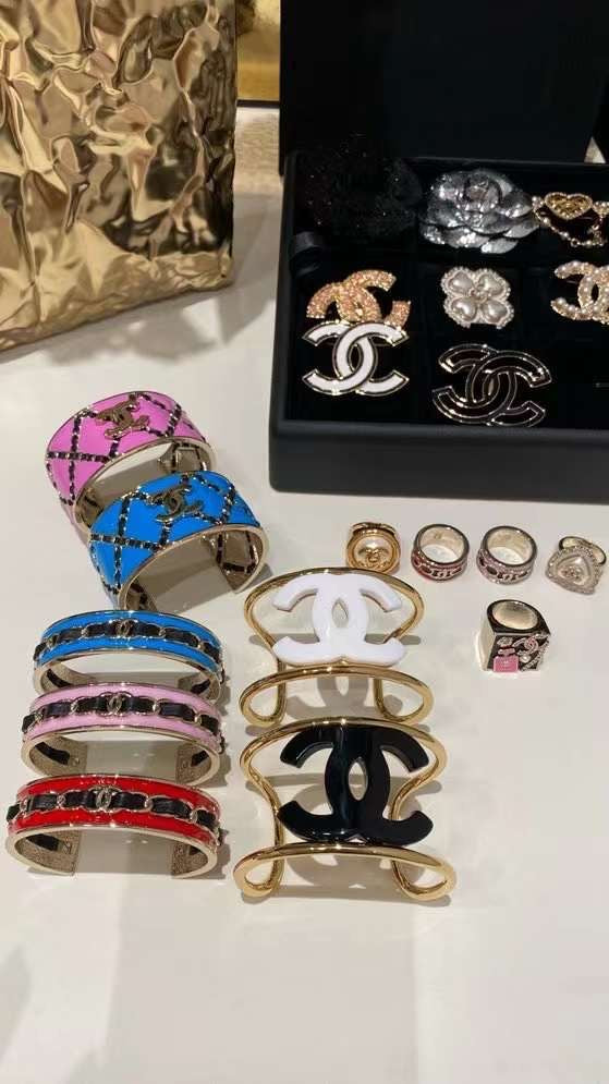 Bracciale rigido gold/black cc