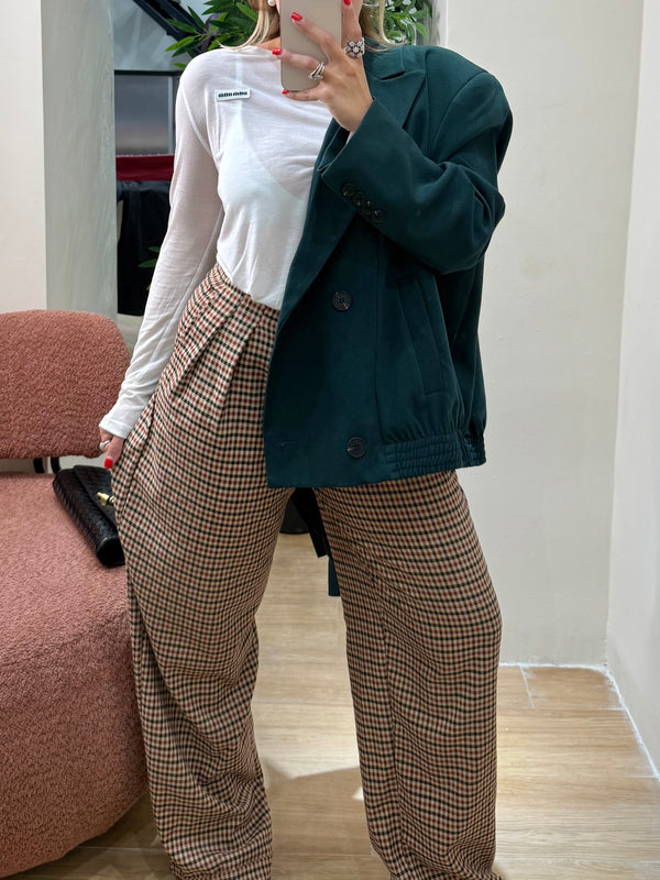 Pantaloni “Lumina” Principe di Galles