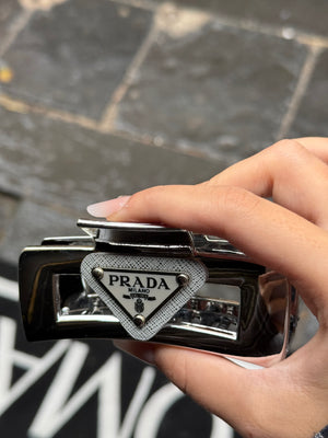 Pinza Prada Rettangolare silver