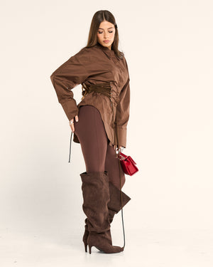 Camicia studio corsetto