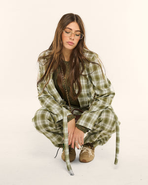 Tailleur  Olive check