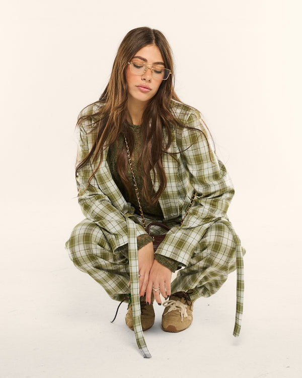 Tailleur  Olive check