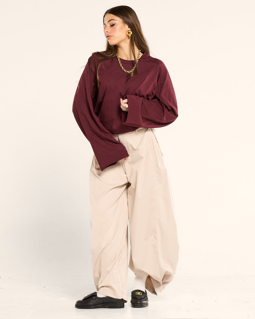 Maglia struttura in cotone justwest