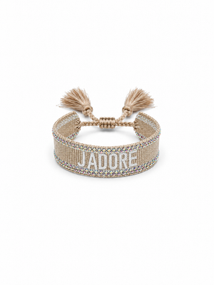 Bracciale j’adore strass oro