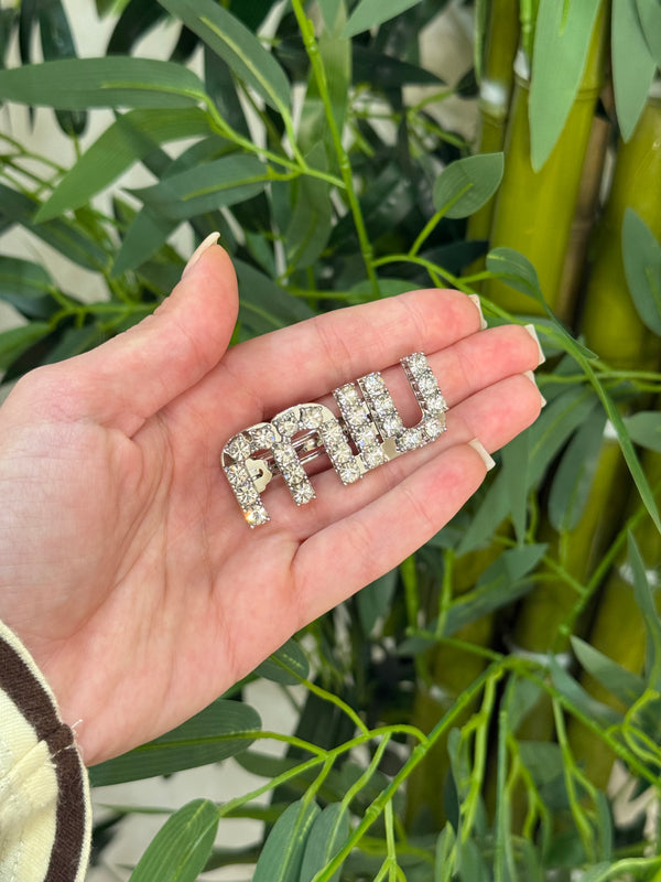 Molletta big Miumiu strassata