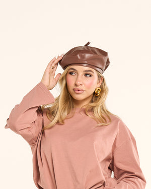 Basco in pelle strutturato