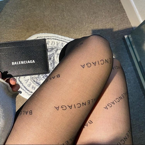 Calze logo balenciaga