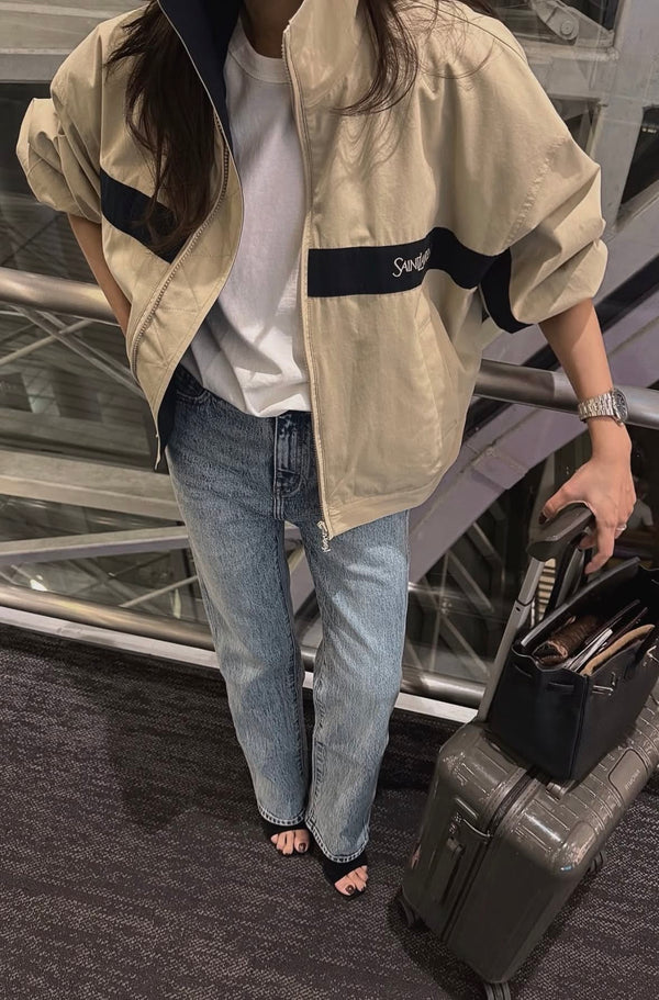 Giacca Sporty Chic Beige
