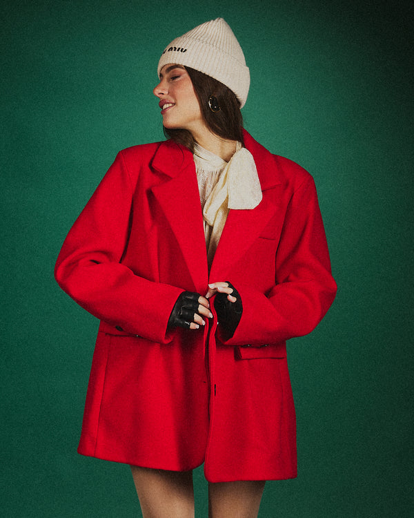 Blazer struttura tinta unita