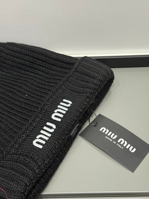 Cappello miumiu nero