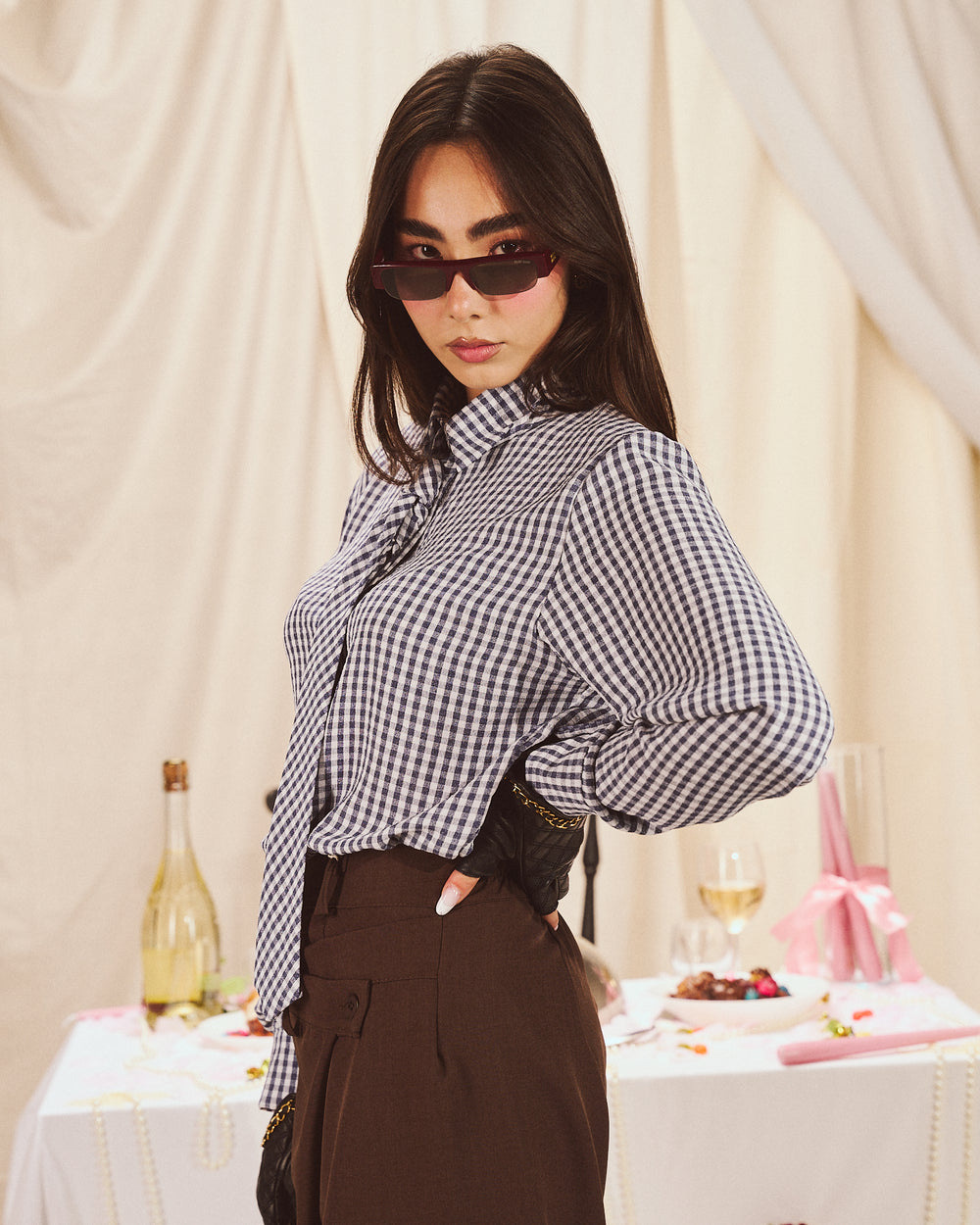 Camicia “Barbe à Papa”