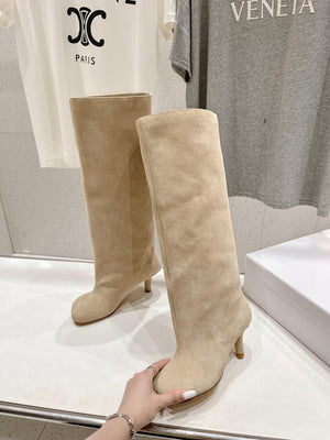 Stivali Suede Élite Beige