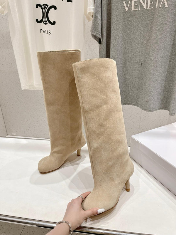 Stivali Suede Élite Beige