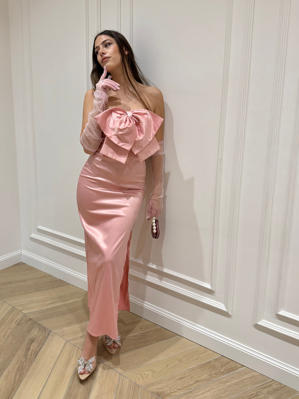 Abito Isabelle con guanti