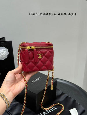 Mini Vanity Bag borgundi CC