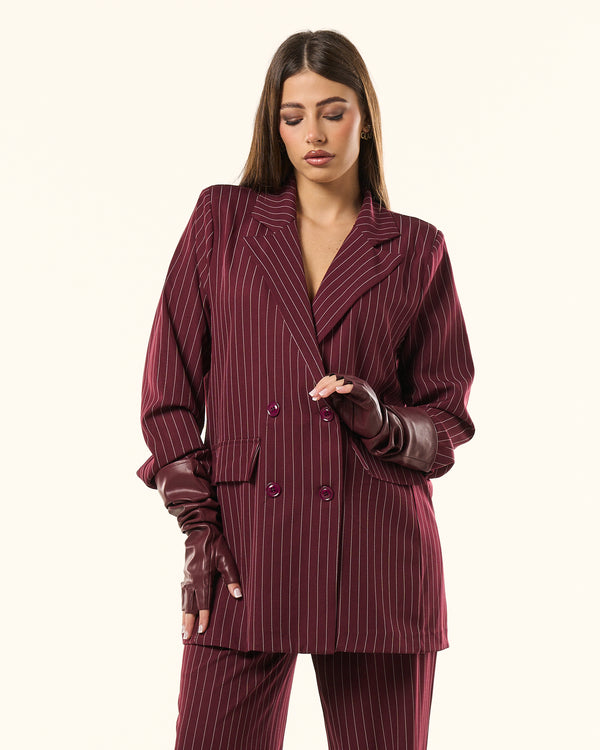 Tailleur lady gessato