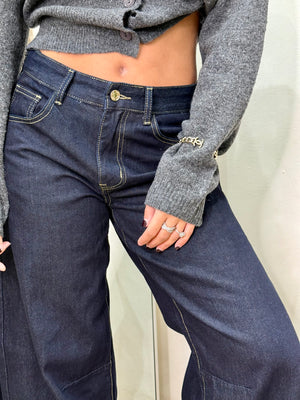 Jeans ballon gran fiocco