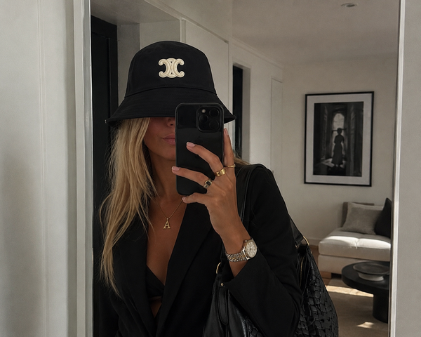 Cappello pescatore celi stoffa logo