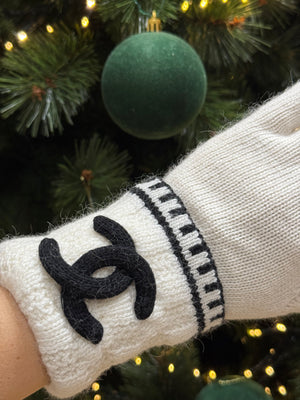 Completo lana tre pezzi chanel bianco