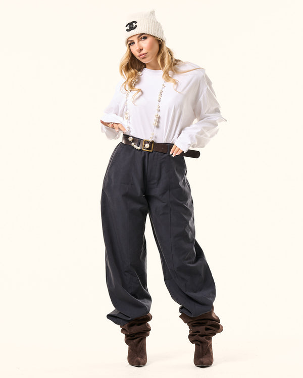 Pantaloni soft structure
