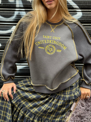 Felpa grigia United Kingdom