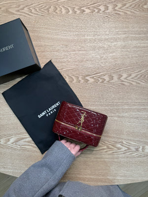 Bag ysl vernice bordeaux
