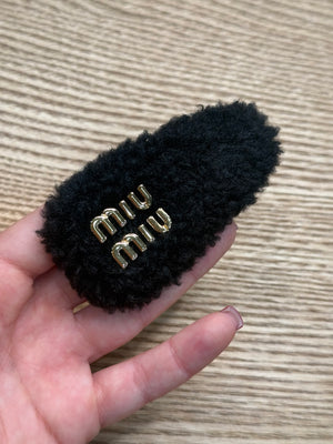 Molletta miumiu big teddy nera