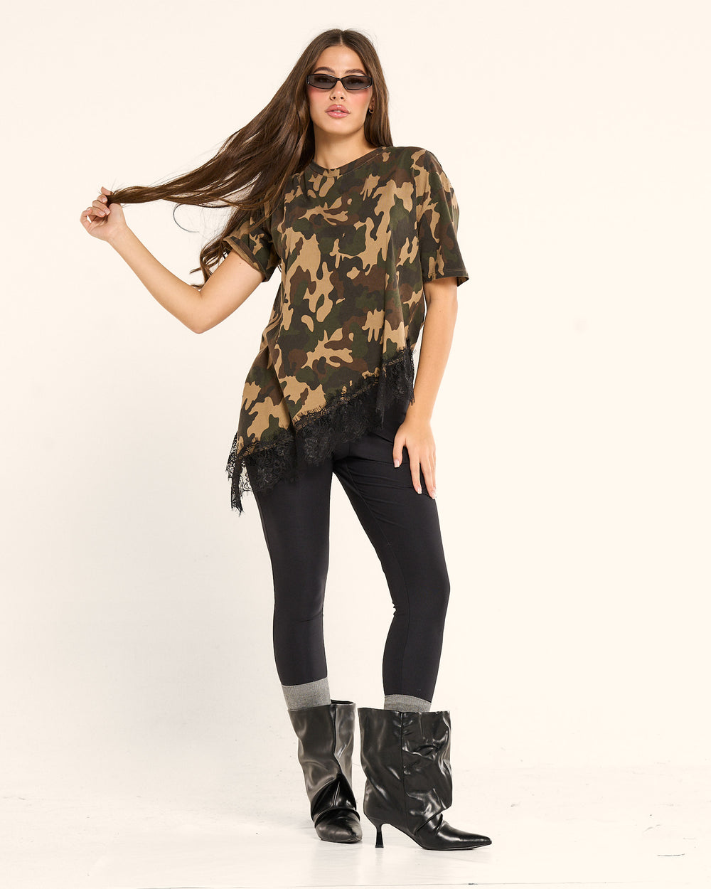 Maglia mimetica pizzo Lumina