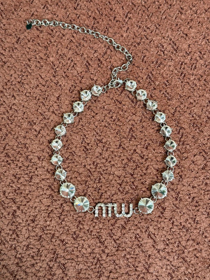 Collier big strass miumiu