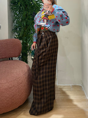 Pantalone Side Code quadroni