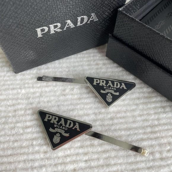 Set hairclip Triangle P nere